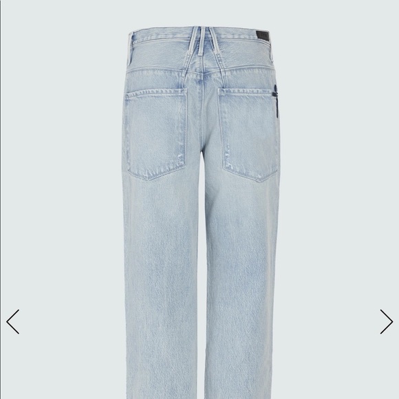 Intermix rta jeans women’s medium m $355 NWT new boyfriend distressed belt - Picture 8 of 12